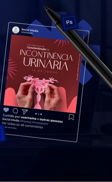 Mockup de arte para Instagram